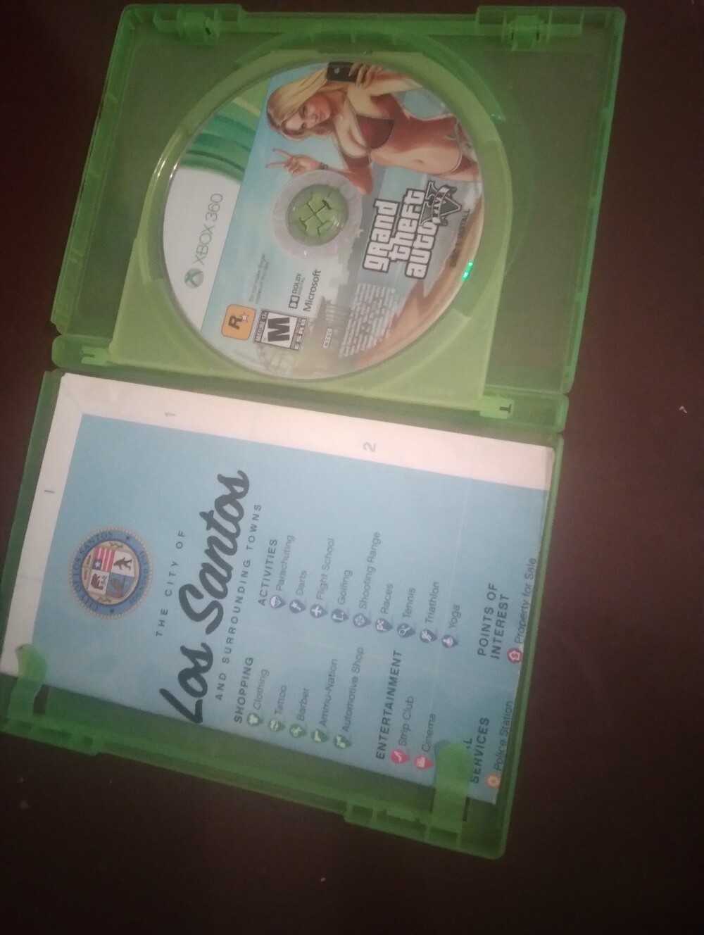 Microsoft Xbox 360 Grand Theft Auto V (Green)